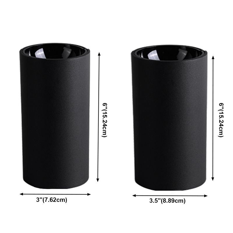 Cylinder Flush Mount Ceiling Light Fixture Modern Metal Flush Mount Lighting