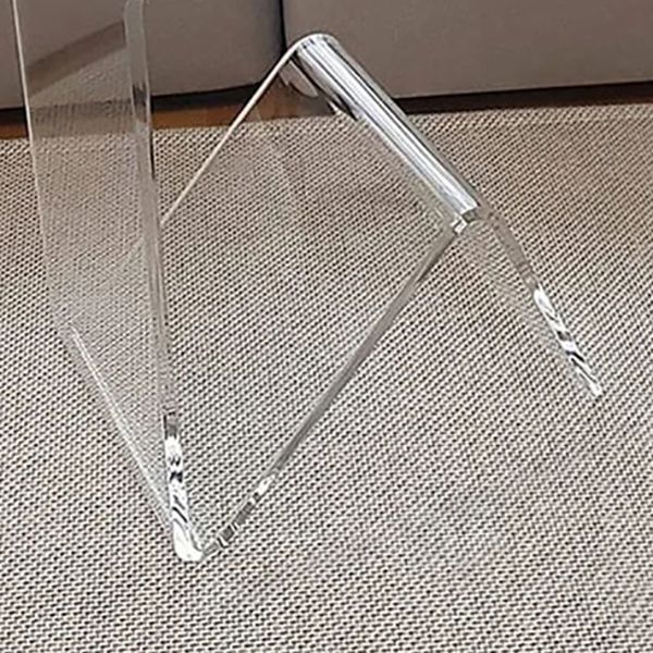 Plastic Abstract End Table Rectangular Corner Table for Living Room