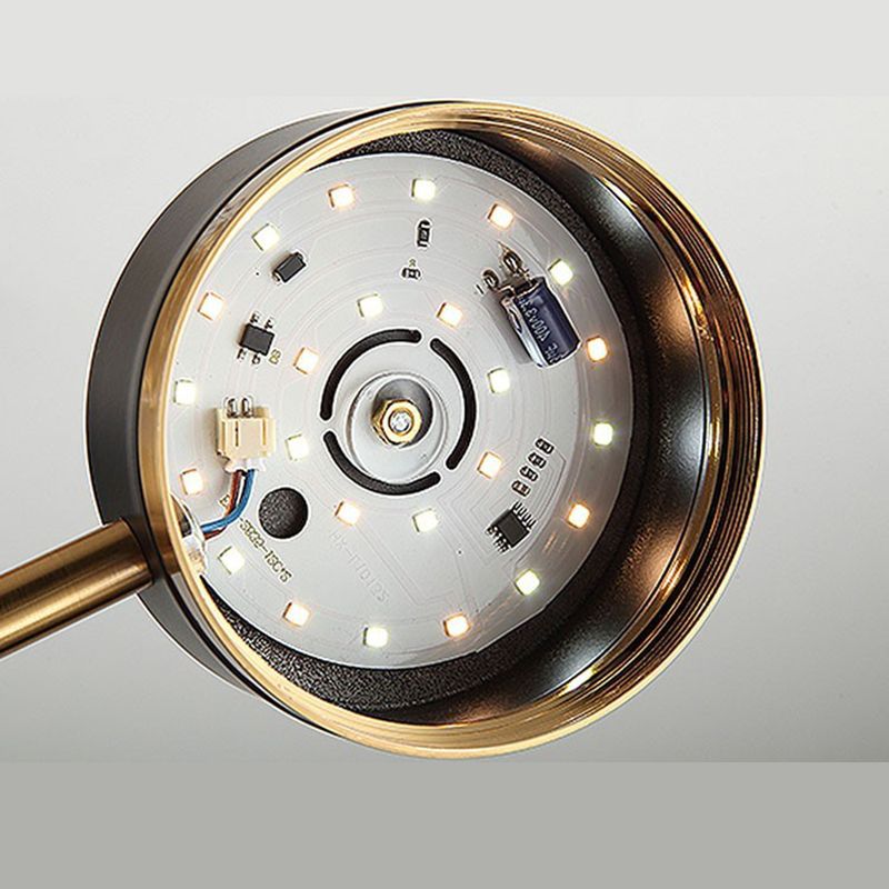 Simplicity LED Appeding Appeding Gold Gold ombreggiate lampadario appeso con tonalità metallica