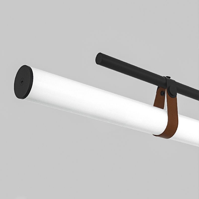 Modern Style Linear Shape Island Light Metal 1 Light Pendant Light