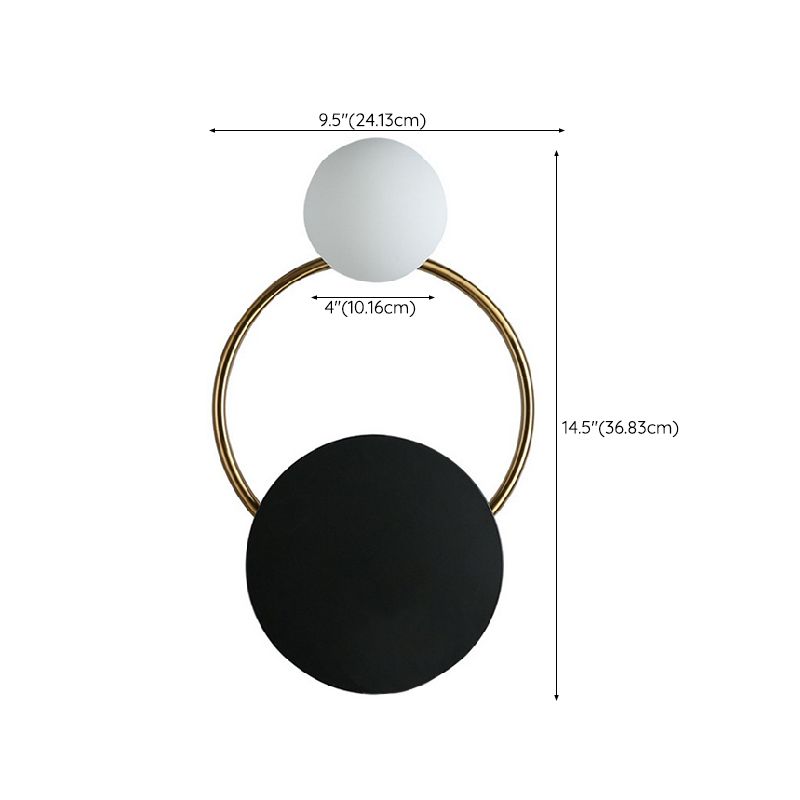 2 Light Unique Shape Wall Light Fixture Modern Wall Mounted Lighting for Living Room