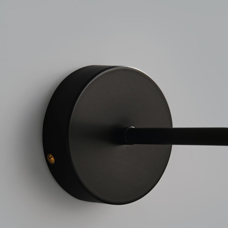 Oval Shade Metal Wall Sconce Modern 1 Light Wall Mount Lighting