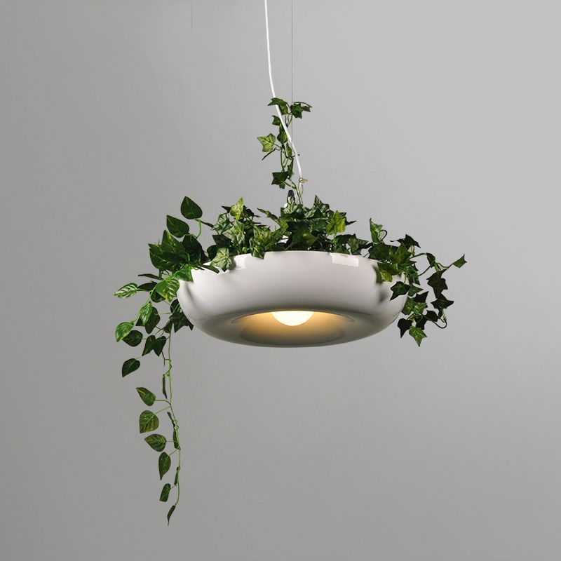 Industriële verfrissende planten hanglampen plafondlampen creatief een enkele licht hanglamp voor coffeeshop
