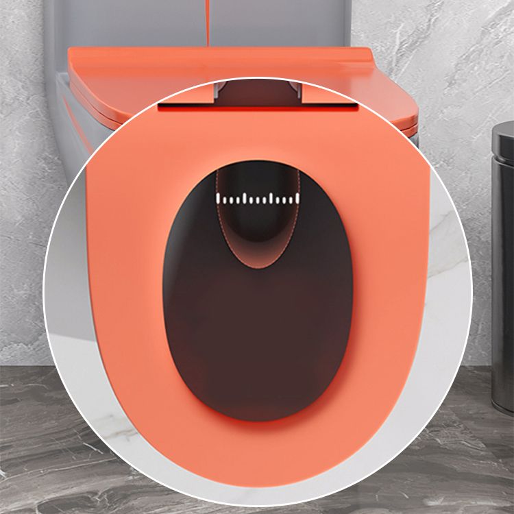 Traditional Flush Toilet Floor Mount One-Piece Toilet with Slow Close Seat