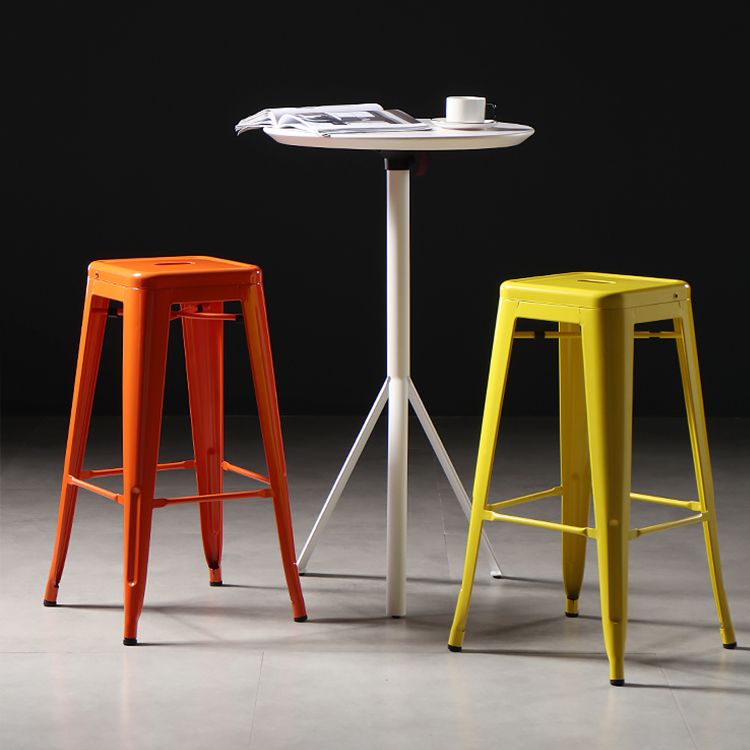 Industrial Style Bar-stool Metal Counter Bar Stool for Kitchen