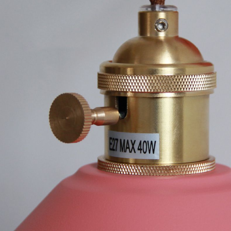 Illuminazione a parete cono cono in stile muro di metallo a montaggio per la camera da letto per camera da letto