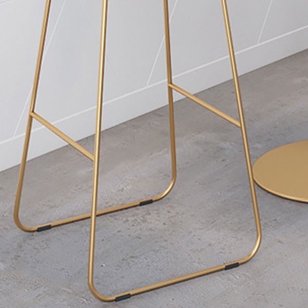 Modern 1/2/3/4 Pieces Metal Bar Table Set Round Bar Table with High Stools for Kitchen