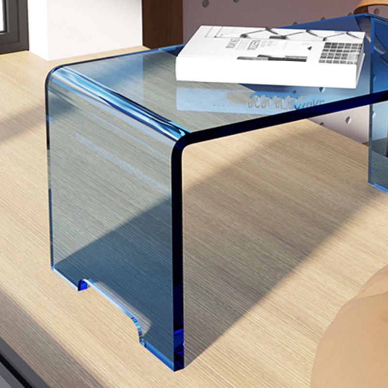 9" Wide Glam Corner Table Acrylic Rectangular Accent Side Table