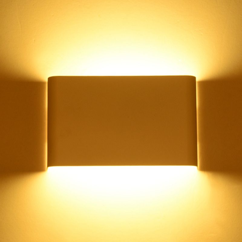Moderne Einfachheit Rechteck Wandleuchte Acryl Wandleuchte Beleuchtung für Schlafzimmer