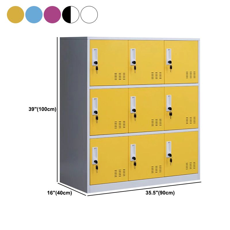 Metal Non-Hanging Cabinet Modern Storage Cabinet with Hinged Doors