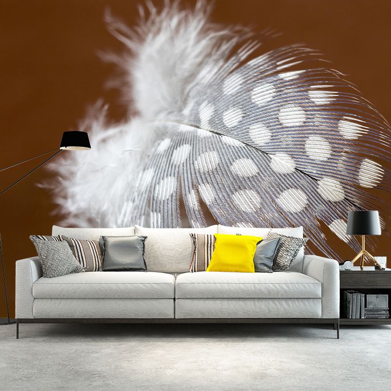 Eco-friendly Feather Decorative Murals Room Wall Murals Wallpaper