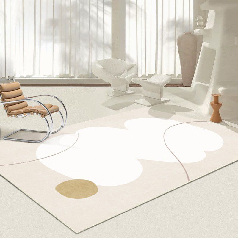 Tapis de couleur de couleur marron clair