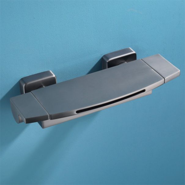 Bath Faucet Trim Solid Color Wall Mounted Waterfall Bathroom Faucet