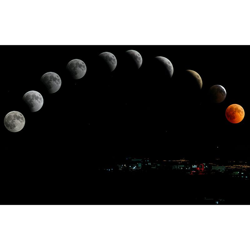 Modern Style Wall Mural Wallpaper Galaxy Photography Bedroom Wall Mural