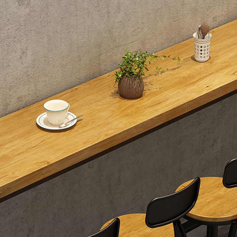 Industrial Style Bar Table Set 1/2/6/11 Pieces Rectangle Bar Table with High Stools