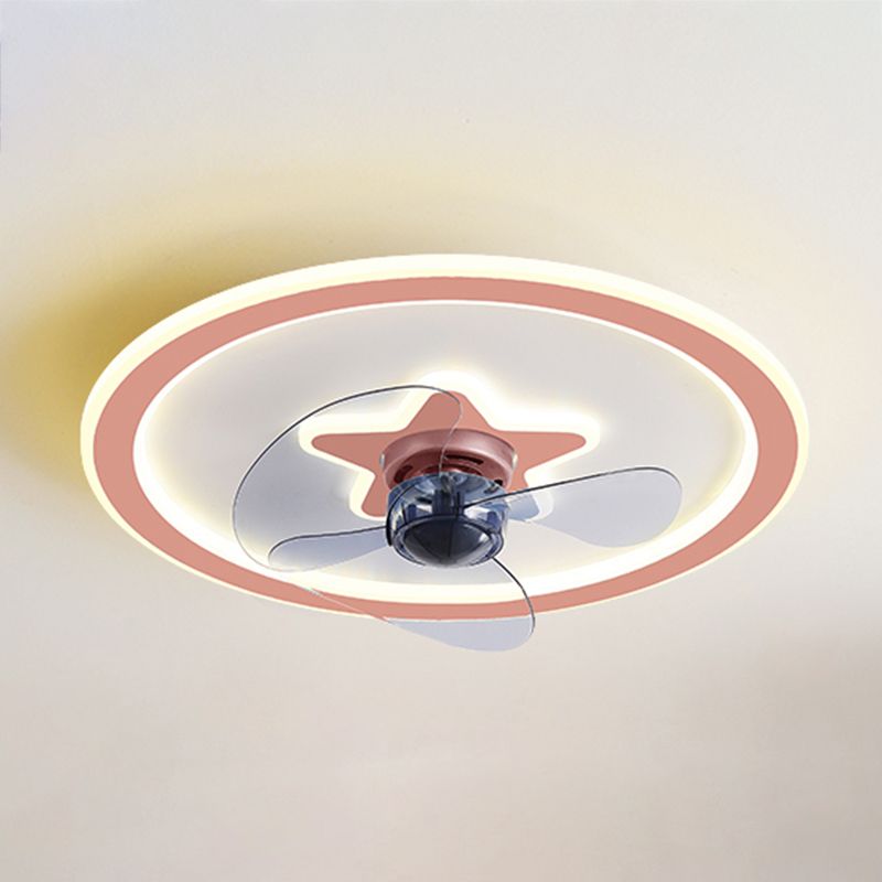 Pendentif de plafond rond en métal 2 lumières LED LED LED LUCHES