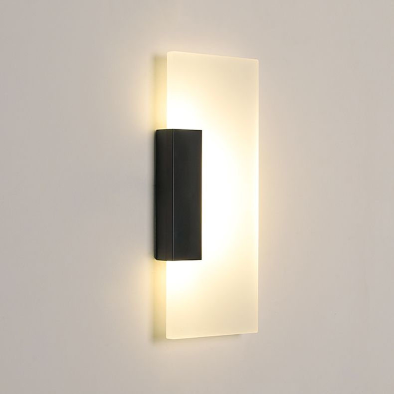 Geometry Shape Metal Wall Light Modern Style 1 Light Wall Mount Lamp