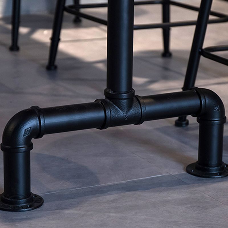 Solid Wood Bar Dining Table Contemporary Rectangle Counter Height Table