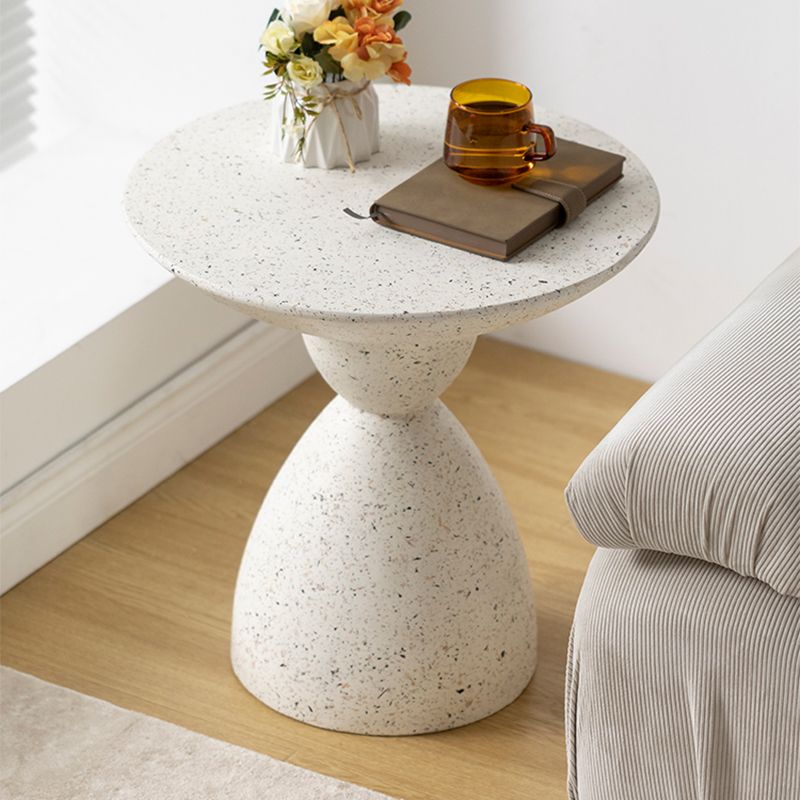 Metal Pedestal Coffee Table Contemporary White Coffee Cocktail Table