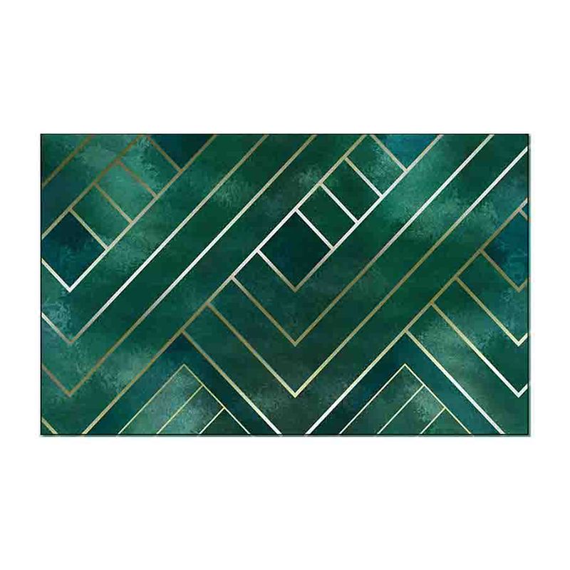 Atrovirens Leopard Rug Polyester Modern Rug Non-Slip Backing Rug for Home Decor