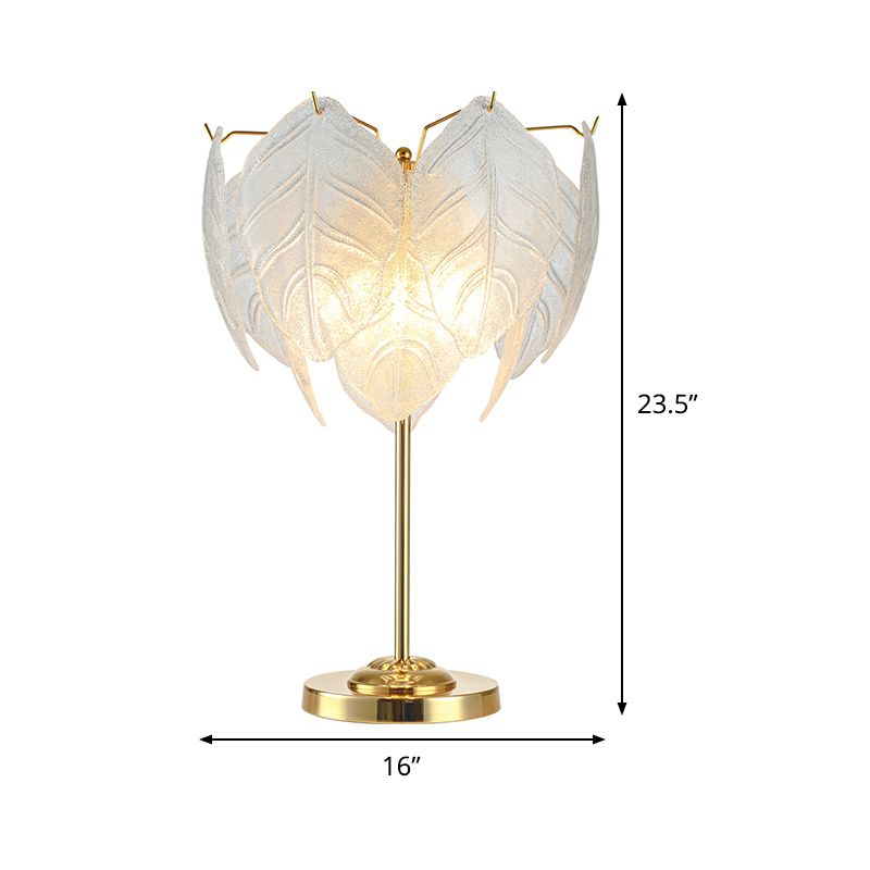 LECTER LECTER LEIL MODERNIST CRISTAL CRISTAL 3/4 BALBES DE 14 "/ 16" LAMPE DE LA NEUILLE GOLD GOLD