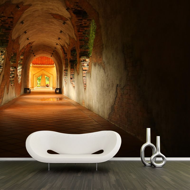 Space Extension Wall Mural Wallpaper Mildew Resistant Wall Covering for Room