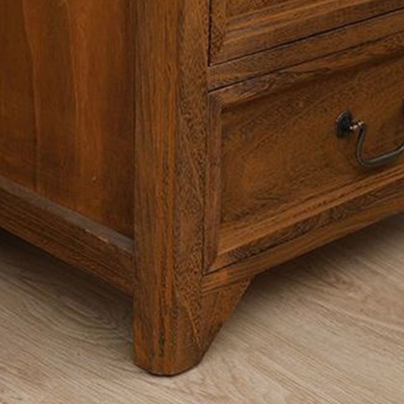 13.77" Wide Accent Chest with Drawers Mid-Century Modern Rectangle Chest
