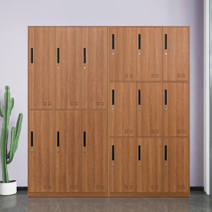 Metal Matte Finish Wardrobe Industrial Storage Cabinet with Hinged Doors