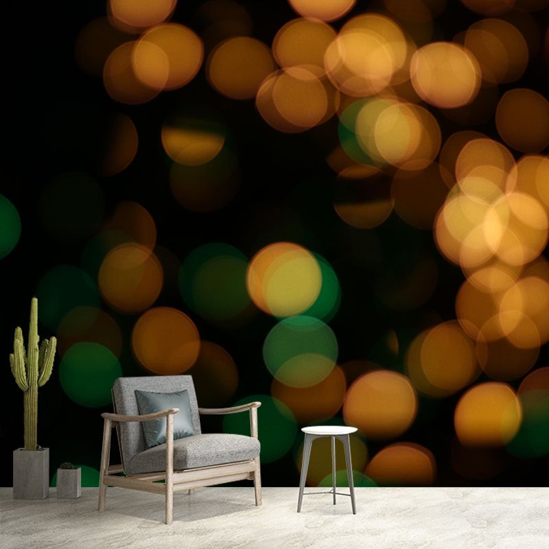 Contemporary Blurry Pattern Wall Mural for Living Room Eco-friendly Wall Covering