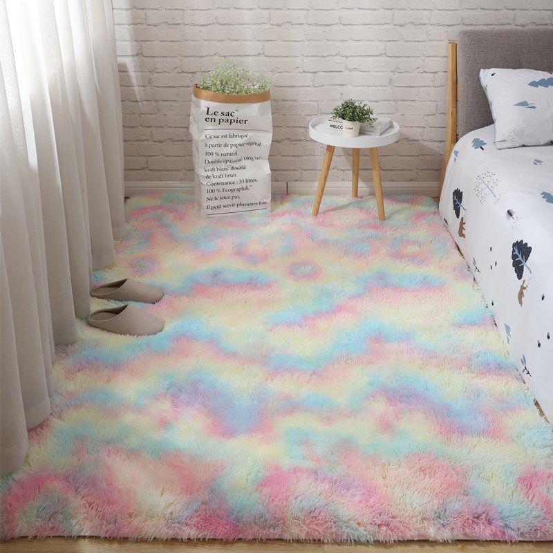 Stijlvol woonkamer tapijt pluche polyester gebied tapijt geometrisch patroon gemakkelijke tapijt kleed