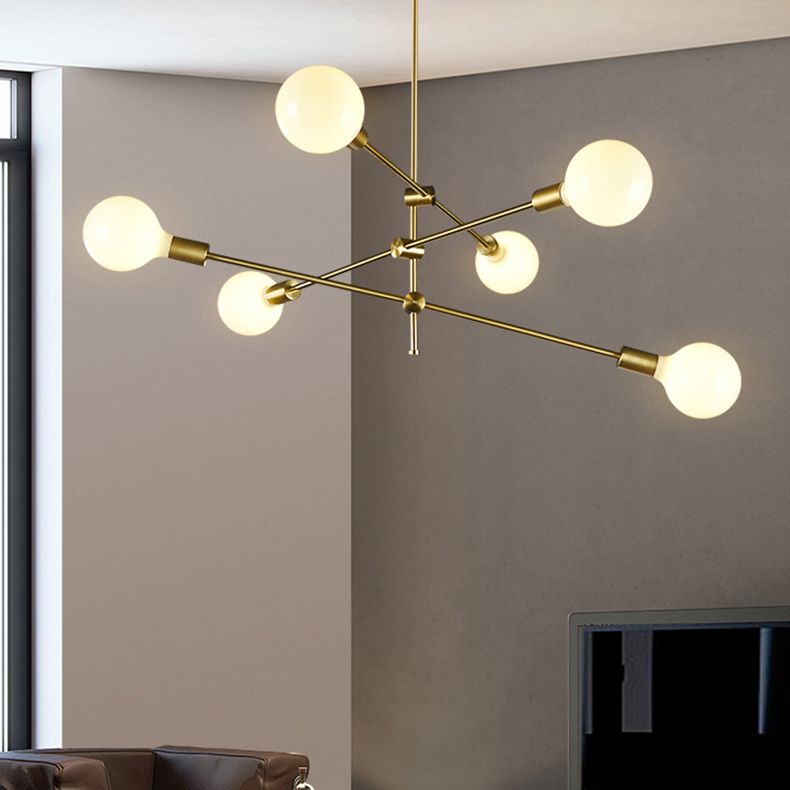 Metal Antique Antique Posting Lighting Accesors Sputnik Sphere Luces colgantes para sala de estar