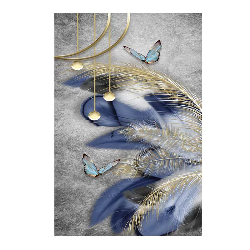 Contemporary Polyester Rug Abstract Pattern Rug Stain Resistant Area Carpet for Living Room