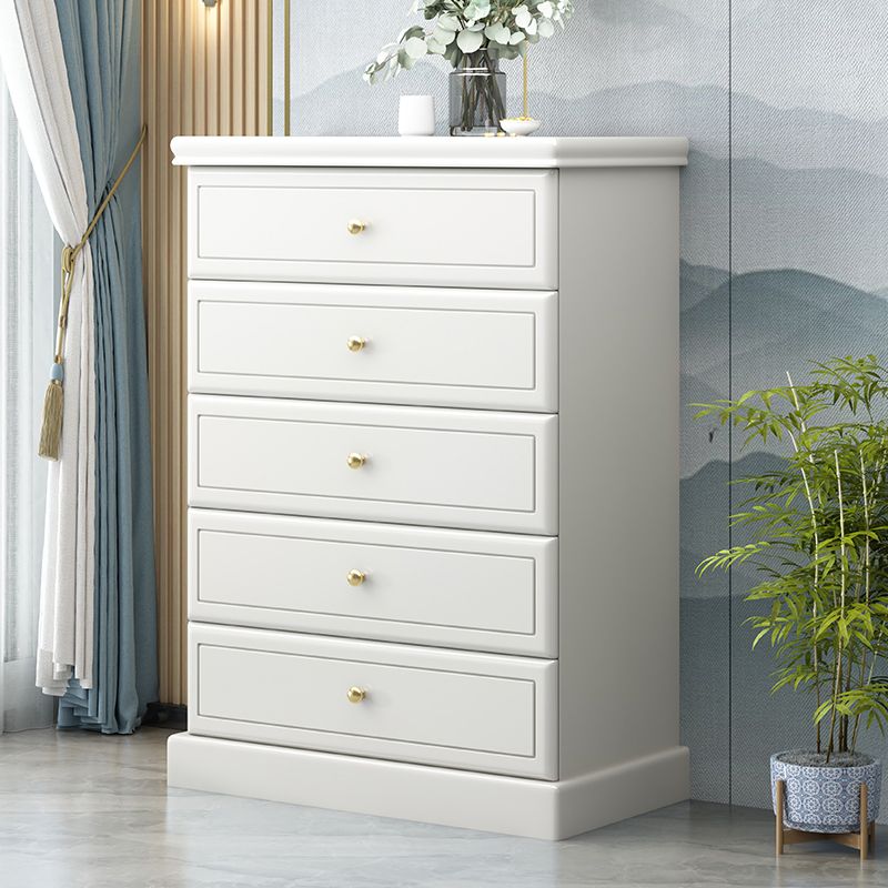 Modern Rectangle Brown Cabinet Knobs Wood Side Cabinet with Drawer