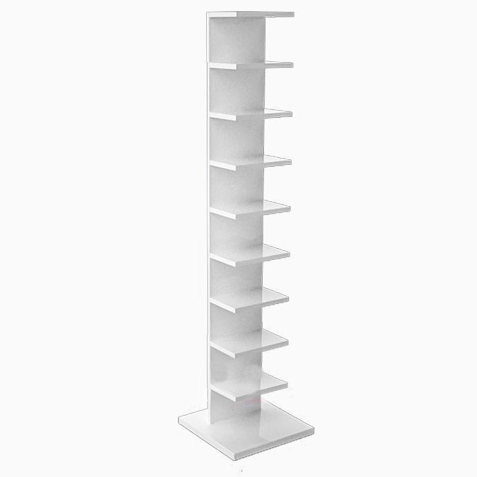 13.78"W Bookcase Contemporary Style Invisible Bookshelf for Home Office