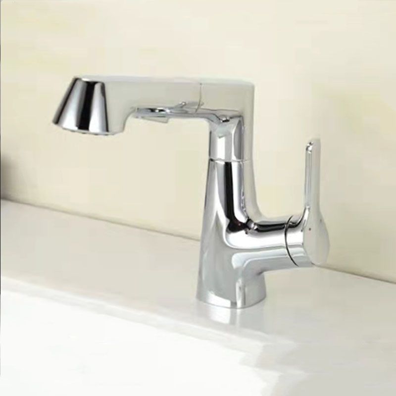 Modern Vessel Sink Faucet Brass Lever Handles Swivel Spout Bathroom Vessel Faucet