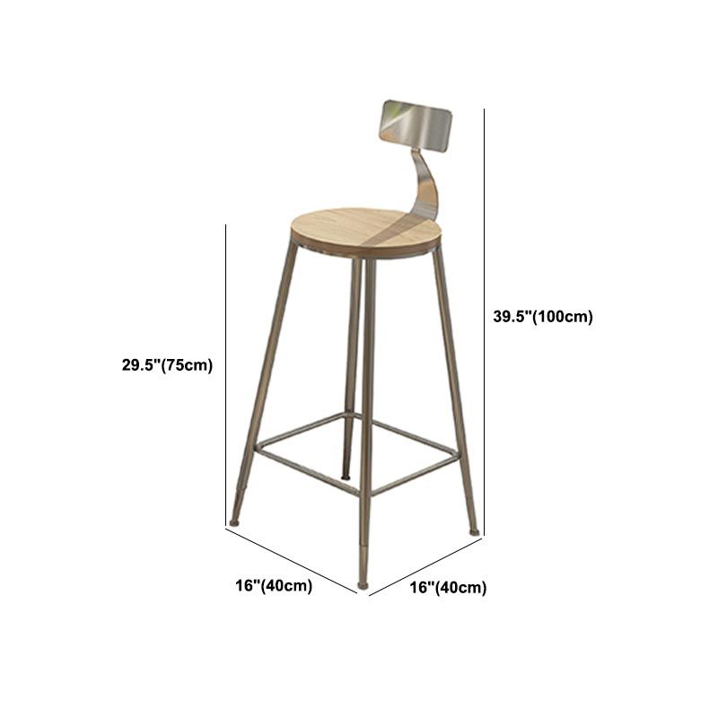 1/2/3/5 Pieces Stools Set Industrial Chrome Metal Pub Table Set for Small Places