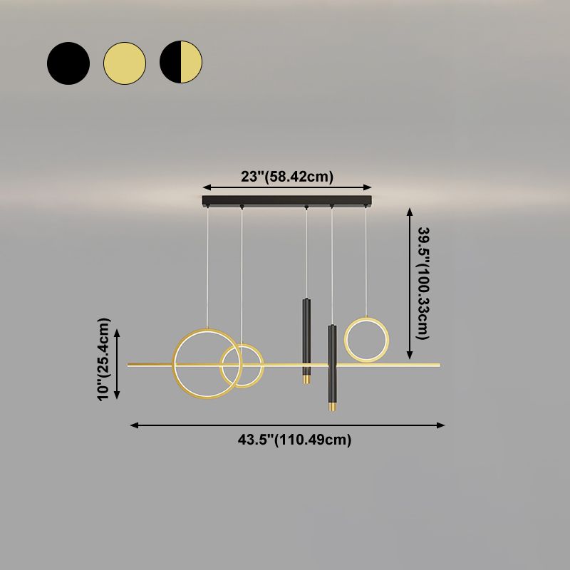 Nordic Island Light Modern Style LED LAMP LAMPITURA para comedor