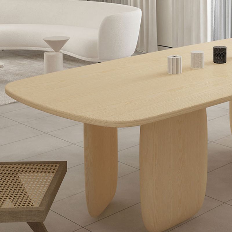 Solid Wood Dining Table Contemporary Style Dinette Table for Kitchen Home