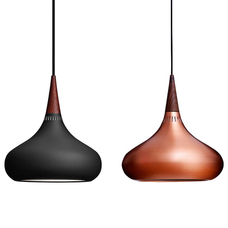 Teardrop Down Lighting Pendant Modern Style Metal Hanging Pendant Light for Dinning Room