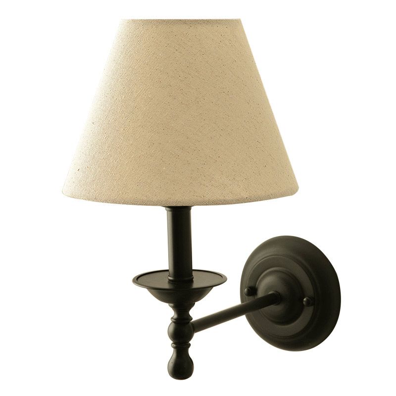 Macaron Wall Mount Light 1-Light Wall Light with Fabric Shade for Dining Room