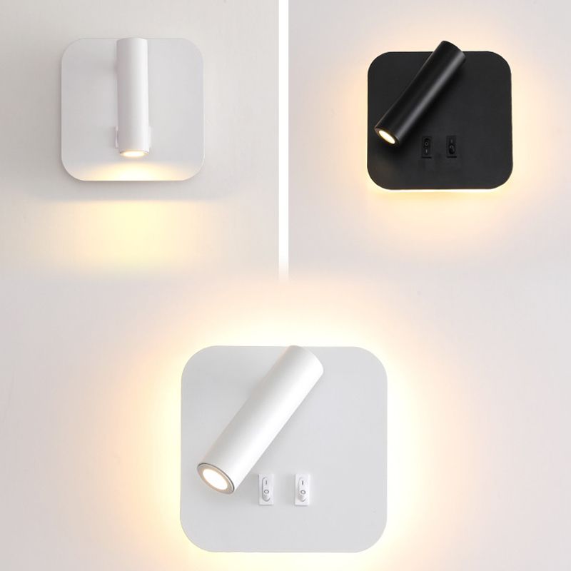 Noordse moderne stijl roteerbare wandbevestiging lamp armatuur led huis slaapkamer muur sconce