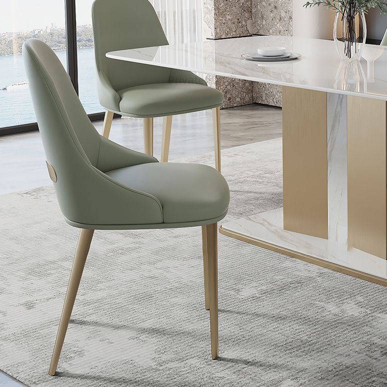 Designer Style Sintered Stone Top Dining Set Rectangle 1/2/5/6 Pieces Table with Chairs