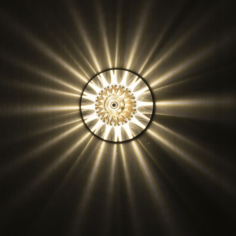 Schüssel-Mini-Unterputzbeleuchtung, moderner Stil, klares Kristall-LED-Gangleuchte in der Nähe der Decke