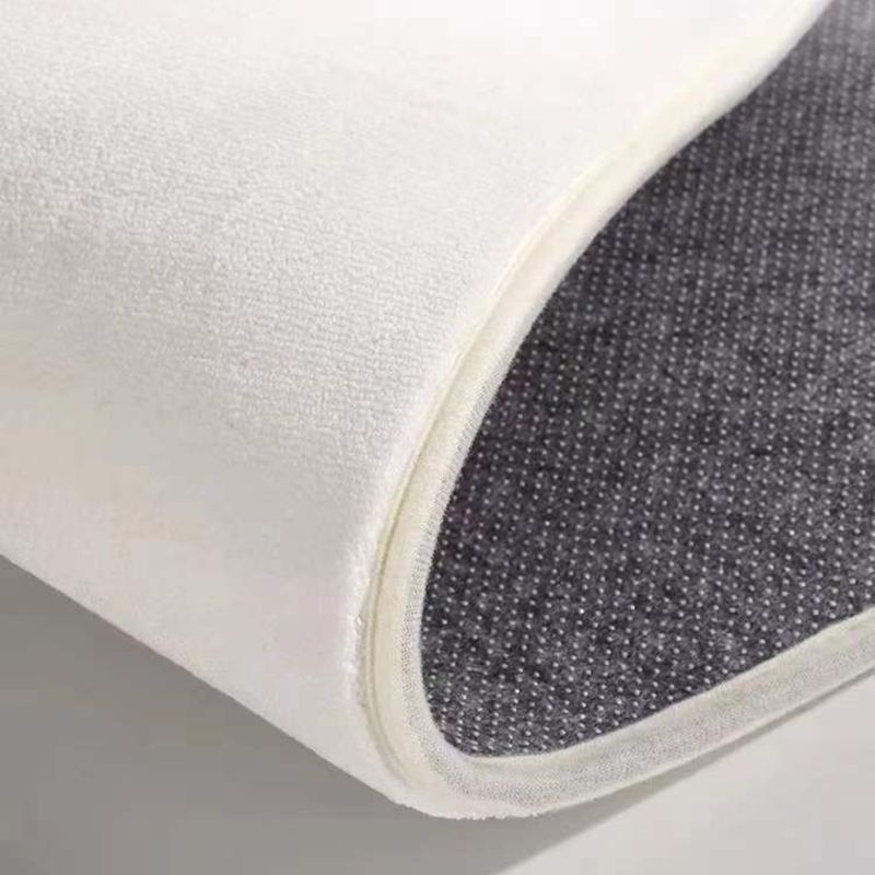 Modern Geometric Print Rug Apricot Polyester Area Carpet Non-Slip Backing Rug for Drawing Room