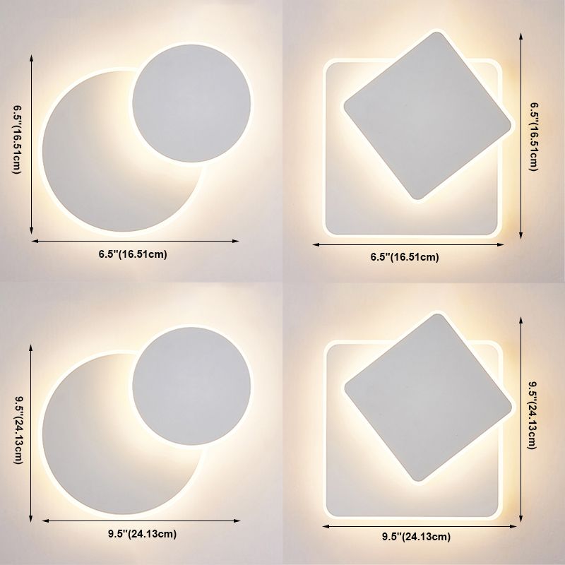 Rotatable Wall Mount Lamp Fixture LED Wall Sconce for Bedroom Indoor Bedside