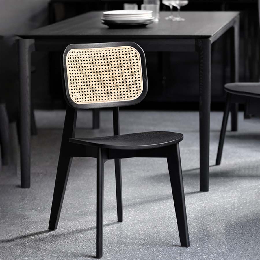 Armless Kitchen Dining Side Chair Wood Open Back Dining Side Chair