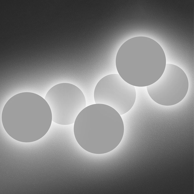 Apparecchi di illuminazione a parete per eclissi solare creativa per soggiorno per soggiorno per soggiorno