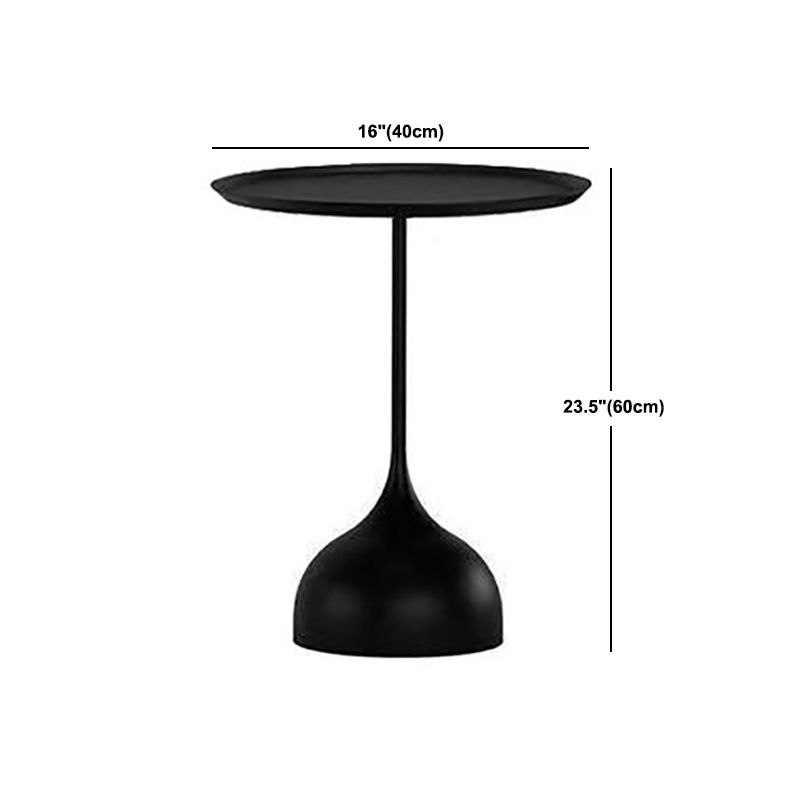 Mid-Century Modern Iron Coffee Table Pedestal Coffee Cocktail Table for Living Room