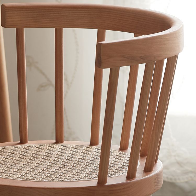 Sillas sin brazos de comedor de madera tradicional, sillas laterales traseras Windsor para uso doméstico