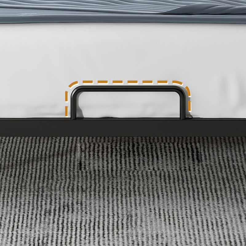 Upholstered Headboard Bed Standard Metal and Upholstered Bed